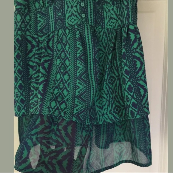 American Eagle Outfitters.Green Printed Halter - Picture 4 of 5